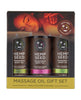 Indlæs billede i gallerifremviser, Earthly Body Massageolie Gavesæt - 2 oz Skinny Dip, Naked in the Woods & Guavalava