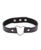 Indlæs billede i gallerifremviser, Plesur PVC Heart Connector Choker - Black
