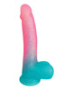 Cargue la imagen en el visor de la galería, Sweet Sex 8.5" Lollicock Cotton Candy Dildo - Multi Color