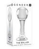 Ladda bilden i Galleri Viewer, Gender X The Baller Glass Anal Plug Clear Safety Base