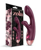 Carica l'immagine nel visualizzatore Galleria, Zola Rechargeable Silicone Dual Massager - Burgundy/Rose Gold