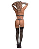 Załaduj obraz do przeglądarki galerii, Lust Seducer Strappy Cupless & Crotchless G-String Teddy Black S/M