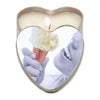 Load image into Gallery viewer, Earthly Body Suntouched Hemp Edible Candle - 4.7 oz Heart Tin Vanilla