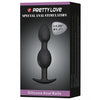 Load image into Gallery viewer, Pretty Love 4.92" Silicone Anal Plug w/Ball - Black