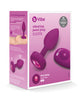 Încărcați imaginea în vizualizatorul Galerie, Bvibe Remote Control Vibrating Jewel Plug Small Fuchsia