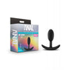 Charger l'image dans la visionneuse de la galerie, Blush Anal Adventures Vibra Slim Plug Platinum Silicone Black Small