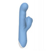Afbeelding laden in Galerijviewer, Geëvolueerde Thump N Thrust Oplaadbare Dubbele Stimulator - Blauw