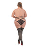Afbeelding laden in Galerijviewer, Love & Bondage Pure Lace Panty, Blindfold & Wrist Ties Black QN