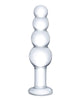 Cargue la imagen en el visor de la galería, Glas 7.25" Glass Beaded Butt Plug - Clear