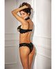 Φόρτωση εικόνας στο πρόγραμμα προβολής Gallery, Absolutely Beautiful Stretch Lace Collard Bra & Panty (Goes w/SOH31549) Black 38
