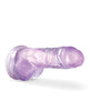 Cargue la imagen en el visor de la galería, Blush Naturally Yours 6 Inch Crystalline Dildo Amethyst Suction Cup