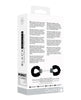 Indlæs billede i gallerifremviser, Shots Ouch Black & White Velcro Hand/Ankle Cuffs - Black