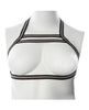 Φόρτωση εικόνας στο πρόγραμμα προβολής Gallery, Gender Fluid Silver Lining Harness - S-L Black/Silver