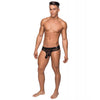 Załaduj obraz do przeglądarki galerii, Hoser Stretch Mesh Thong Black L/XL