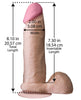 Load image into Gallery viewer, Realistic 8" ULTRASKYN Cock w/Balls - White
