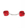 Load image into Gallery viewer, Shots Ouch Leather Cuffs - Red