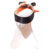 Load image into Gallery viewer, The 9's Orange is the New Black Satin Sash Reversible Blindfold