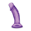 Cargue la imagen en el visor de la galería, Blush B Yours Sweet N Small 4 Inch Dildo With Suction Cup Purple