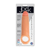 Afbeelding laden in Galerijviewer, Curve Toys Jock Versterker 2" Verlengstuk met Balriem - Vanille
