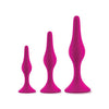 Bild in den Galerie-Viewer laden, Blush Luxe Beginner Butt Plug Kit Pink Safe Starter Set Three Sizes