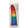 Load image into Gallery viewer, Pride Dildo Rainbow With Suction Cup Medical Grade Silicone