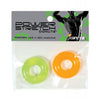 Afbeelding laden in Galerijviewer, Ignite Power Stretch Donut Cock Ring - Oranje/Groen Set van 2