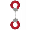 Load image into Gallery viewer, Shots Ouch Beginner's Handcuffs Furry - Red