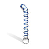 Załaduj obraz do przeglądarki galerii, Szklane dildo Mr. Swirly 6.5" do punktu G