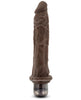 Indlæs billede i gallerifremviser, Blush Dr Skin Vibe 8 Vibrating Dildo In Chocolate Color Realistic Ten Inch
