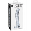 Cargue la imagen en el visor de la galería, Icicles No. 60 Hand Blown Glass G Spot Dong - Clear