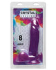 Load image into Gallery viewer, Crystal Jellies 8" Ballsy Cock - Purple