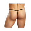 Afbeelding laden in Galerijviewer, Male Power G String With Straps And Rings Black Size S M