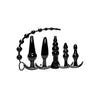 Carica l'immagine nel visualizzatore Galleria, Try-Curious Anal Plug Kit - Black