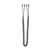 Load image into Gallery viewer, Spartacus Adjustable Black Tweezer Nipple Clamps With Chain