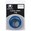Carica l'immagine nel visualizzatore Galleria, Spartacus Rubber Cock Ring Set- Blue Pack of 3