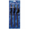 Load image into Gallery viewer, Stripper Straws Silver Figurines Pack 3 8.5 Inches Tall