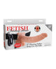 Carica l'immagine nel visualizzatore Galleria, Fetish Fantasy Series 9" Vibrating Hollow Strap On w/Balls - Flesh