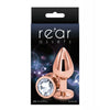 Afbeelding laden in Galerijviewer, Rear Assets Rose Gold Medium Clear Anal Toy Lightweight Aluminum