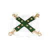 Indlæs billede i gallerifremviser, Spartacus PU Hog Tie w/Gold Hardware - Green
