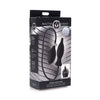 Lataa kuva gallerian katseluohjelmaan, Master Series Dark Inflator Inflatable Silicone Anal Plug - Black