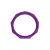 Lataa kuva gallerian katseluohjelmaan, Blush Wellness Geo C Ring Purple Puria Platinum Cured Silicone No Slip Matte