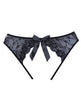 Carica l'immagine nel visualizzatore Galleria, Adore Sheer Teaz Open Panty Black O/S