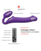 Load image into Gallery viewer, Strap On Me Vibrating Bendable Strapless Strap On Large - Purple