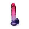Charger l'image dans la visionneuse de la galerie, Shades Jelly TPR Gradient Dong Large - Pink/Plum