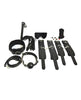 Załaduj obraz do przeglądarki galerii, Plesur 12 Piece Bondage Kit With Fleece Lined Cuffs And Collar Black