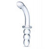 Load image into Gallery viewer, Glas 8" Ribbed G-Spot Glass Dildo