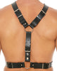 Load image into Gallery viewer, Shots Uomo Men's Harness w/Metal Bit - Black