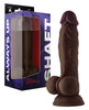 Charger l'image dans la visionneuse de la galerie, Shaft Model A Flexskin Liquid Silicone 9.5" Dong w/Balls - Mahogany