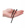 Cargue la imagen en el visor de la galería, Shots Ouch Urethral Sounding Beginners Silicone Plug Set Black