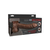 Load image into Gallery viewer, Fetish Fantasy Series 8" Hollow Rechargeable Strap On w/Remote - Brown